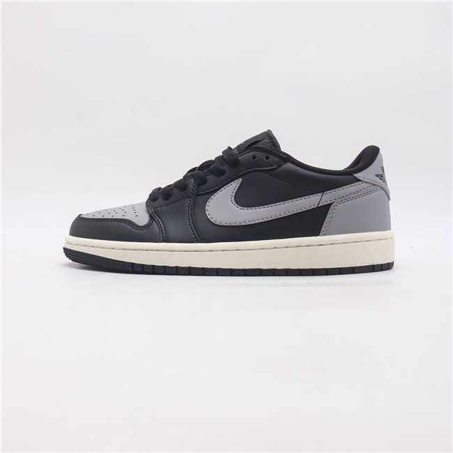 Women's Running Weapon Air Jordan 1 Black/Grey Shoes 0319 Women's Running Weapon Air Jordan 1 Black/Grey Shoes 0319